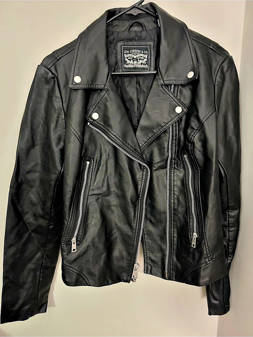 Levi Strauss & Co. Women's Black Moto Jacket Like New